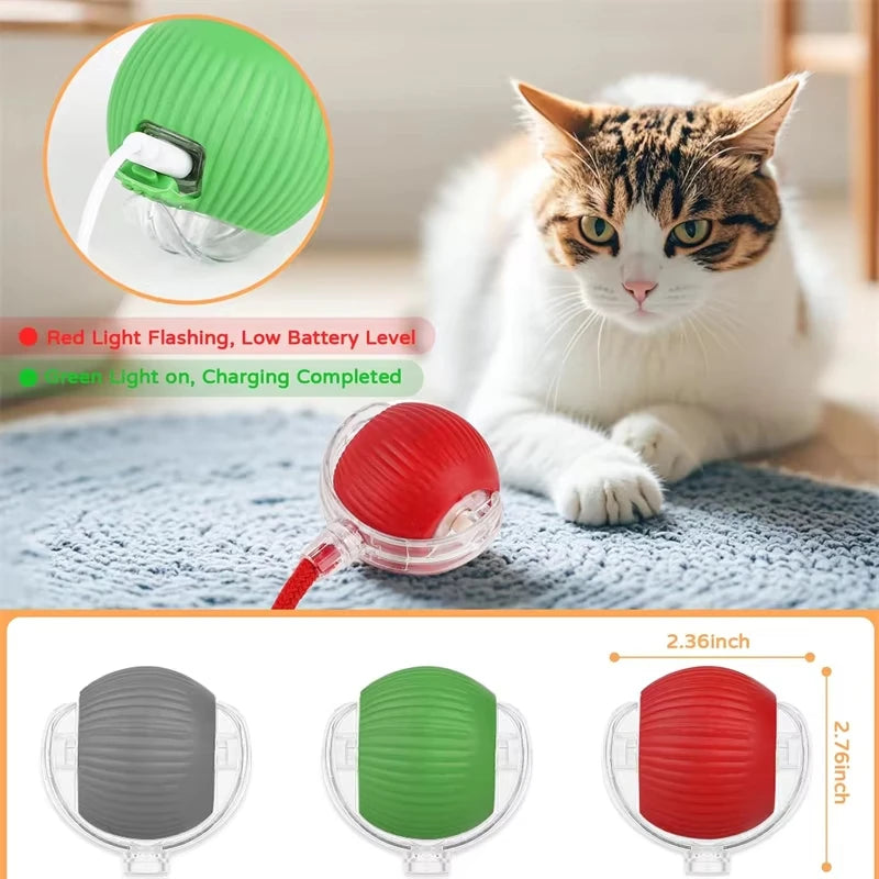 Automatic Interactive Cat Ball Toy | Rechargeable