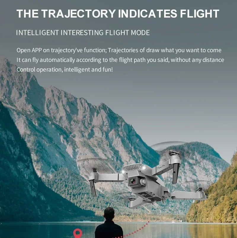 E88 Pro WIFI FPV Drone Wide Angle HD 4K/1080P Camera