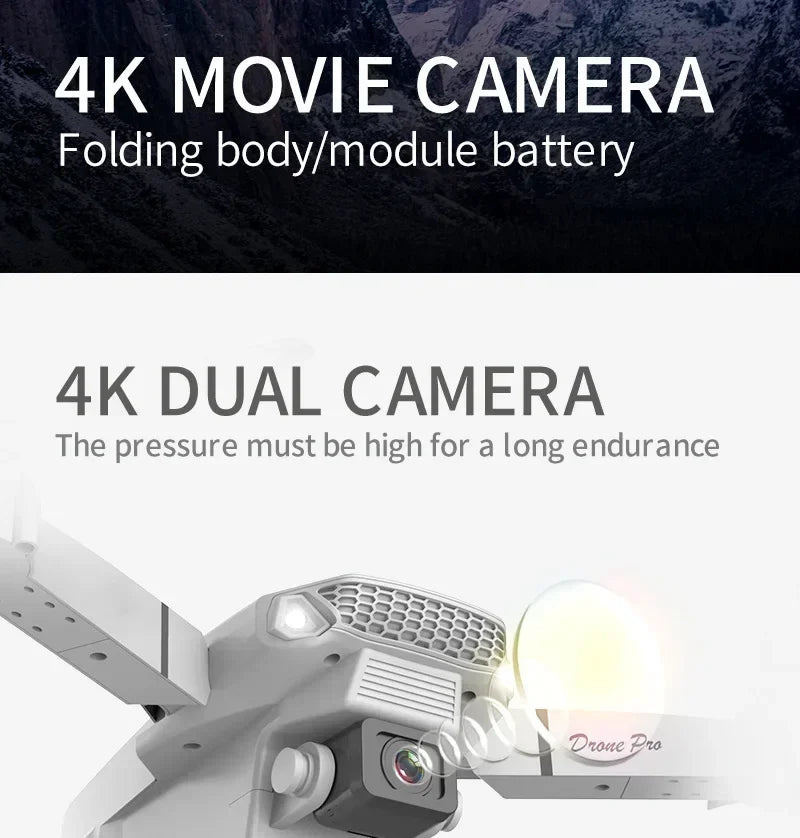 2025 New E88 Pro WIFI FPV Drone Wide Angle HD 4K/1080P Camera  Height Hold Foldable Quadcopter RC Helicopter Toy Gift