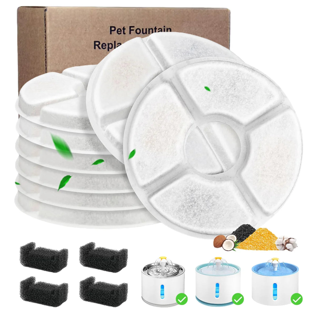 Cat Water Fountain Filter Set