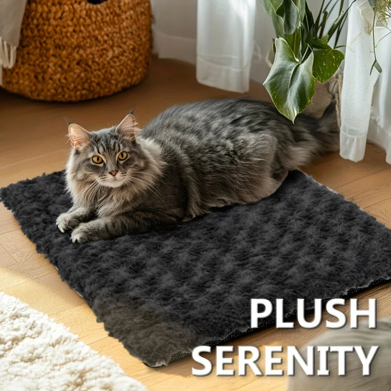 Breathable Washable Cat Bed Cover Soft Protective Mat for Indoor Cats