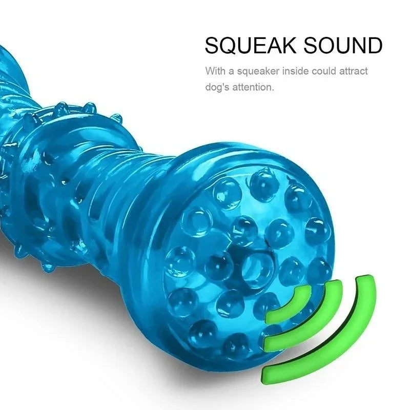 Interactive Dog Teething Toy, Squeaky Chew Toy