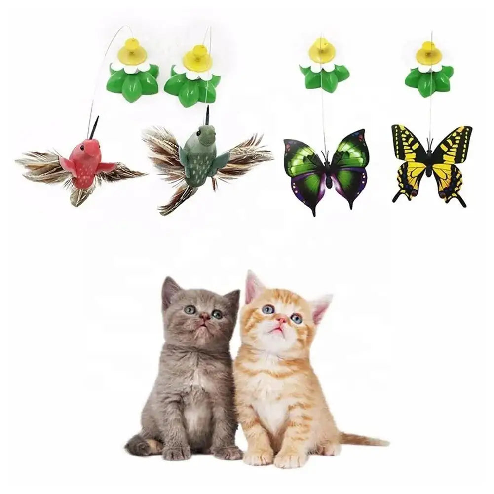 Automatic Rotating Butterfly Cat Toy