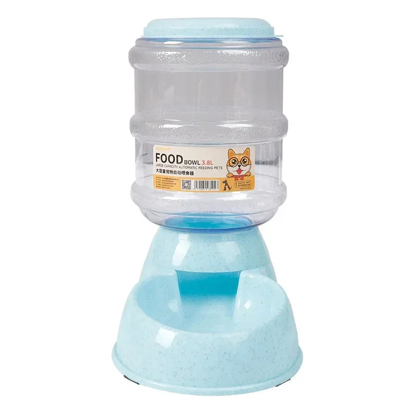 Dog Automatic Feeders Plastic Water Bottle Cat Bowl Feeding