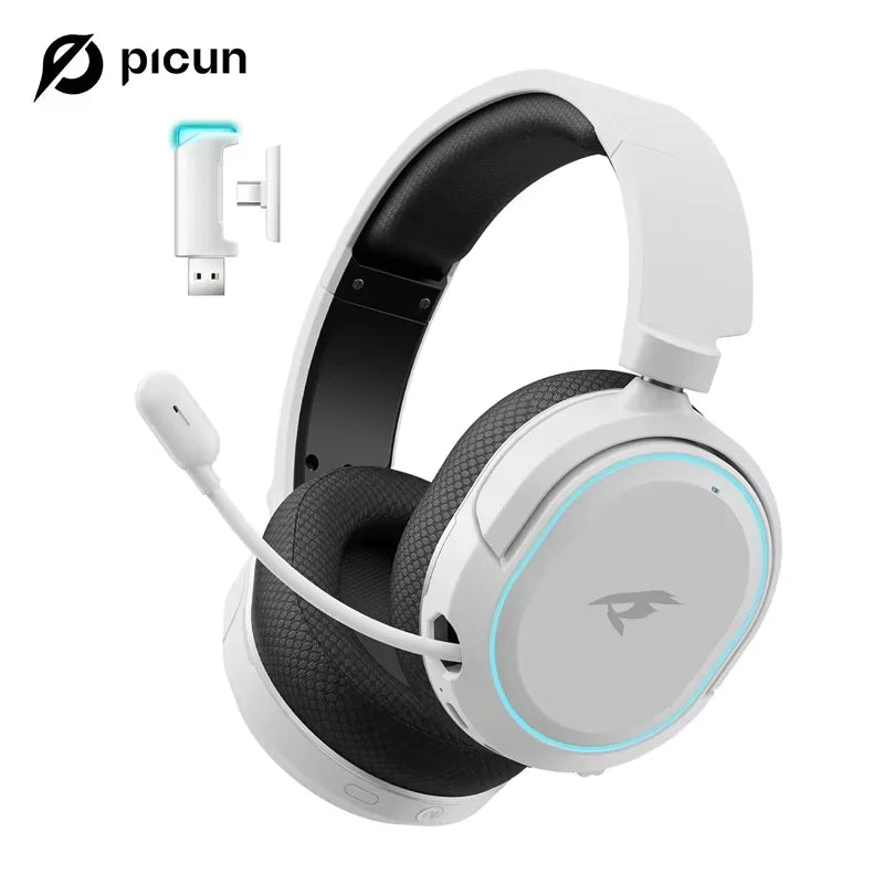 Picun G2 2.4GHz Bluetooth Wireless Gaming Headset For PC PS4 PS5