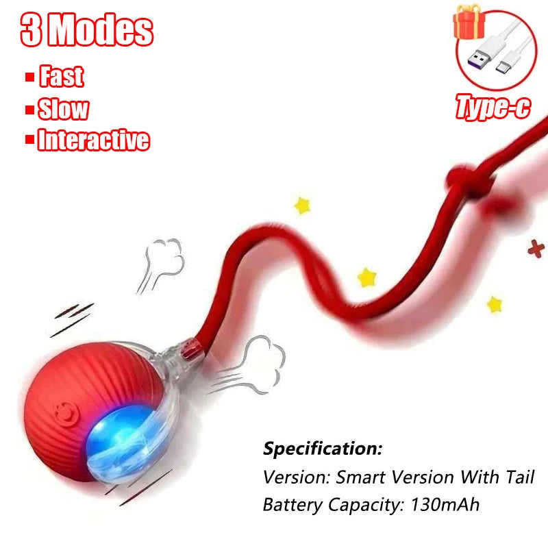 Automatic Interactive Cat Ball Toy | Rechargeable