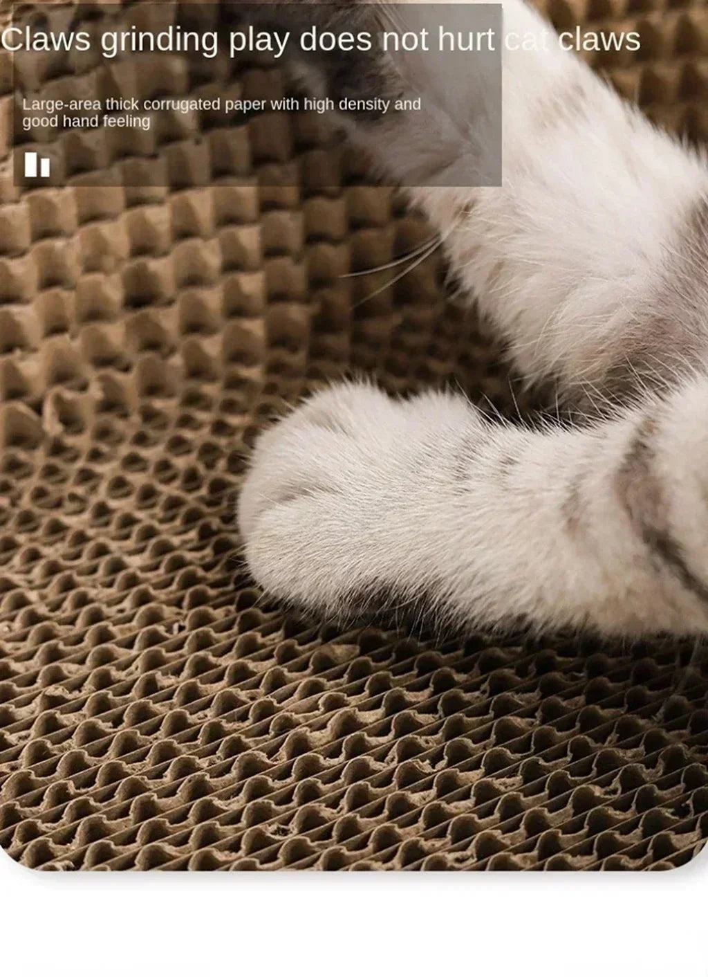 Multi-Purpose Cardboard Cat Scratcher