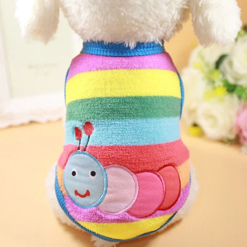 Fleece Dog Hoodie Vest