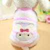 Fleece Dog Hoodie Vest