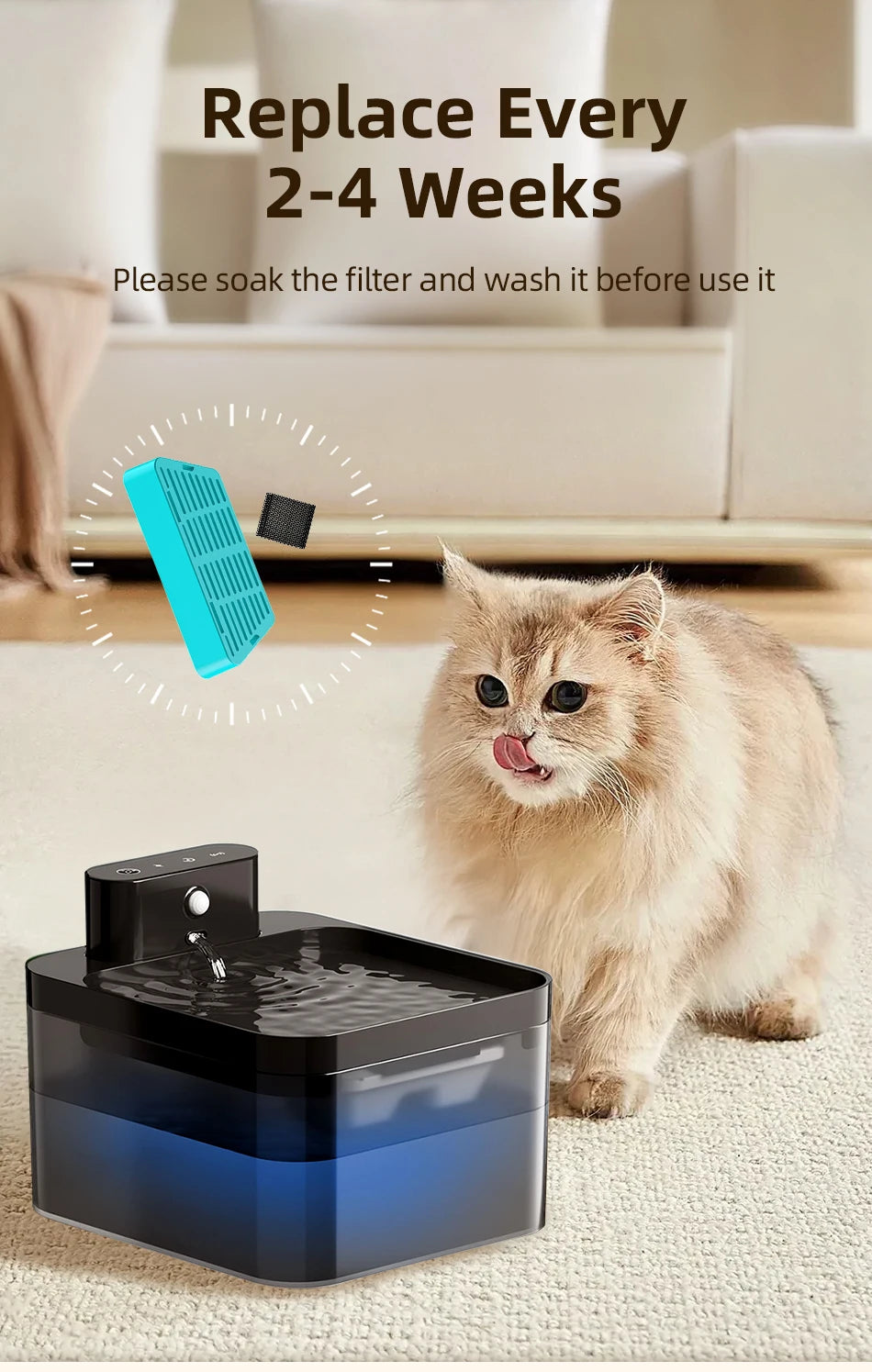 Pet Water Dispenser Filter