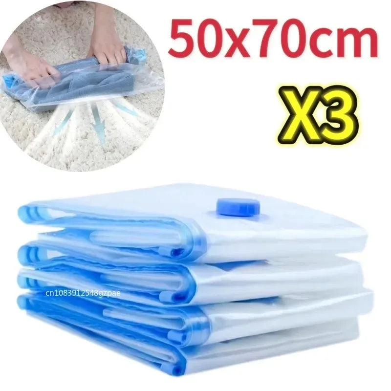 3/5PCS Vacuum Storage Bags for Clothes & Bedding