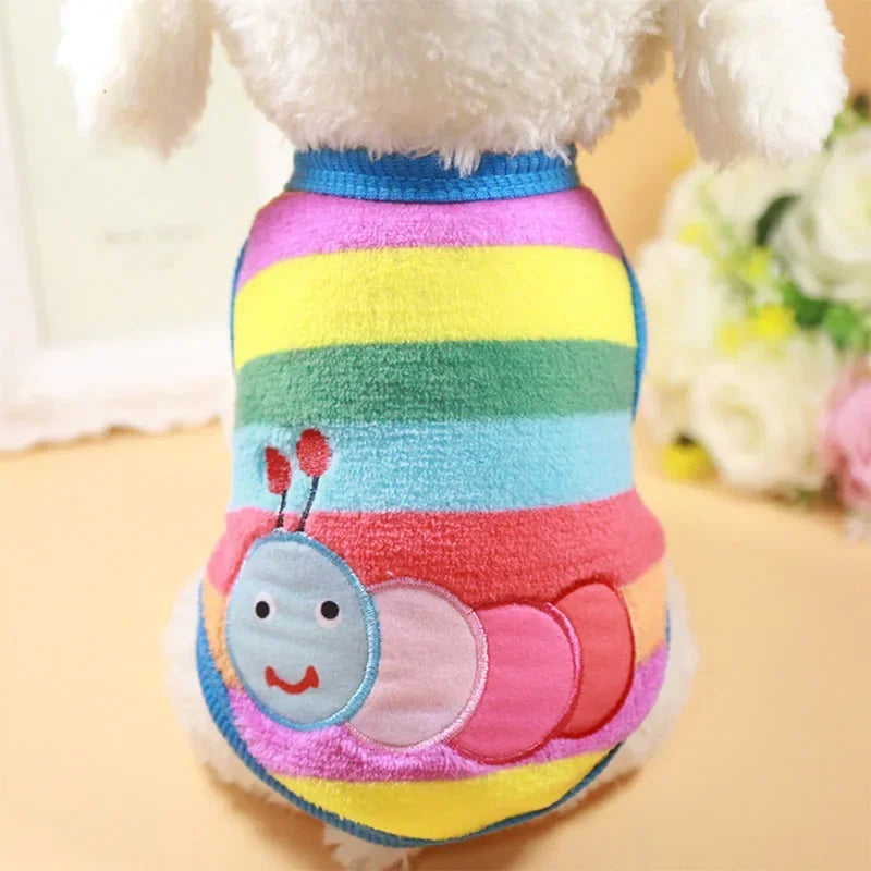 Fleece Dog Hoodie Vest