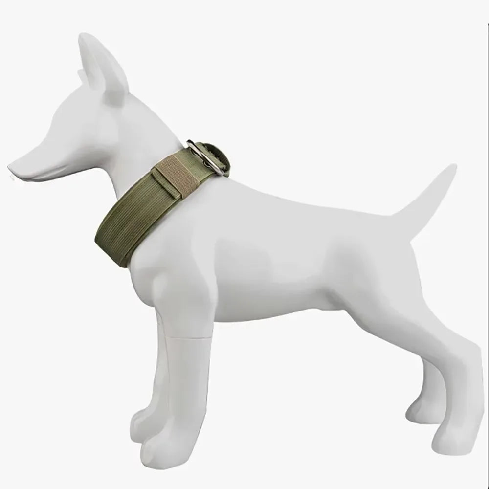 Pet Products Outdoor Tactical Dog Collar Breathability Nylon Collar