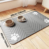 Absorbent Pet Feeding Mat for Dogs & Cats