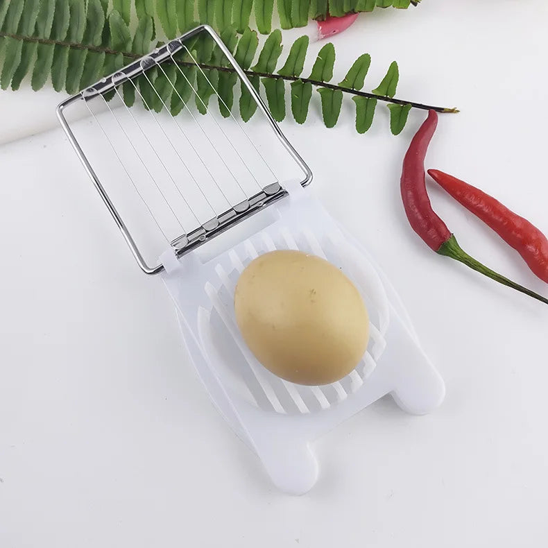 Egg Slicer Various Multi Functional Stainless Steel Egg Slicers Can Cut Soft Food for Practical Quick Household Kitchen Tools