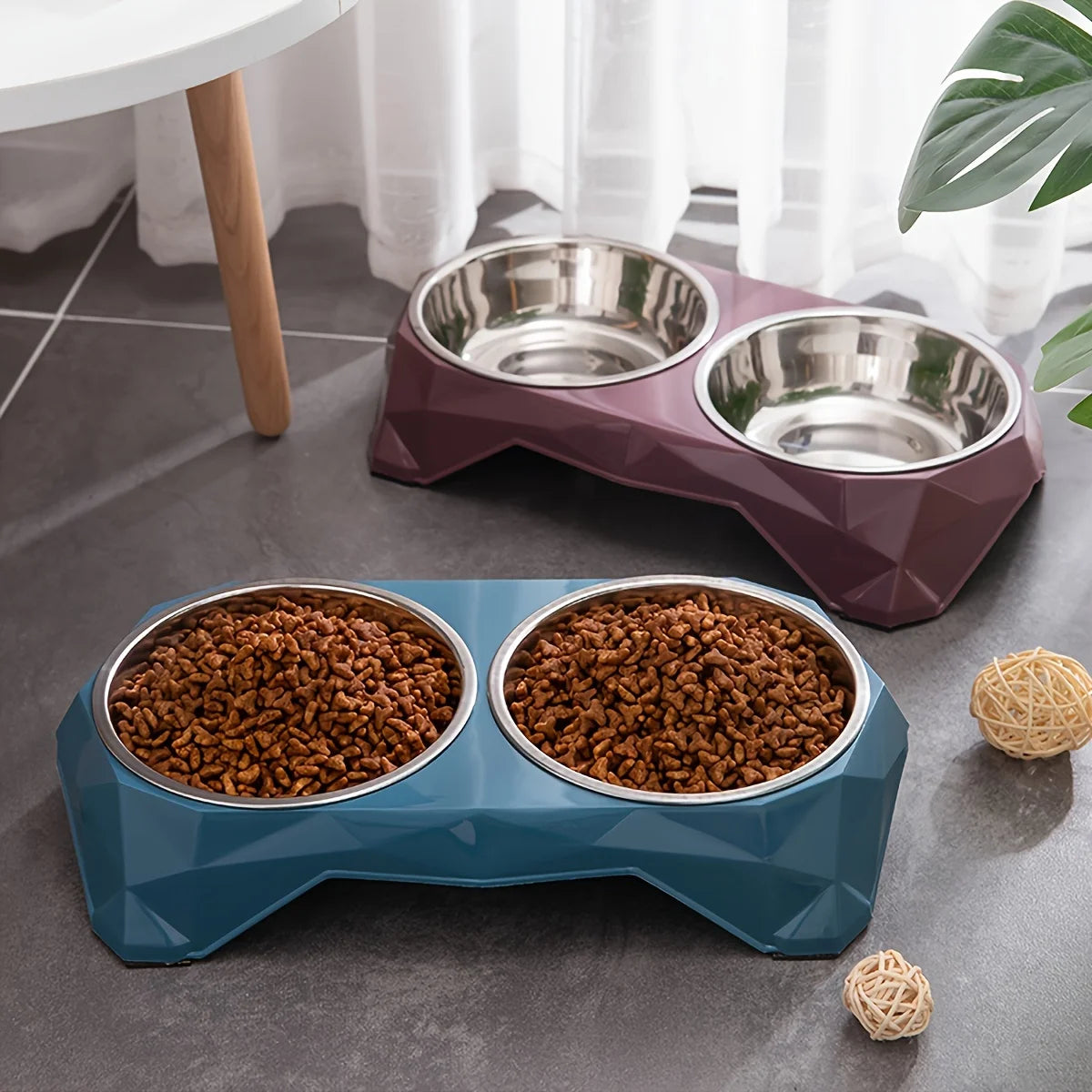 Plastic Dog Food Bowl