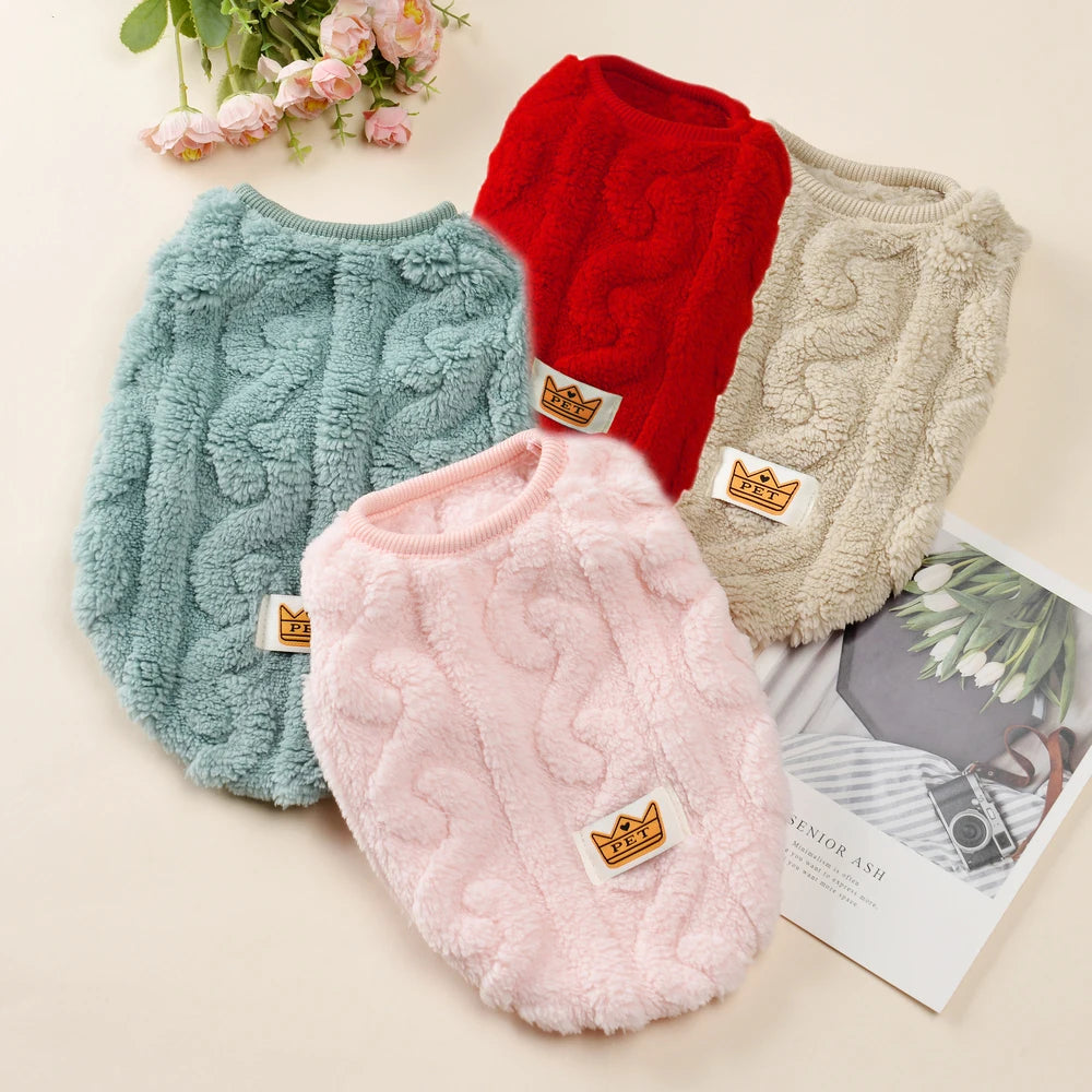Fleece Pet Sweater Vest