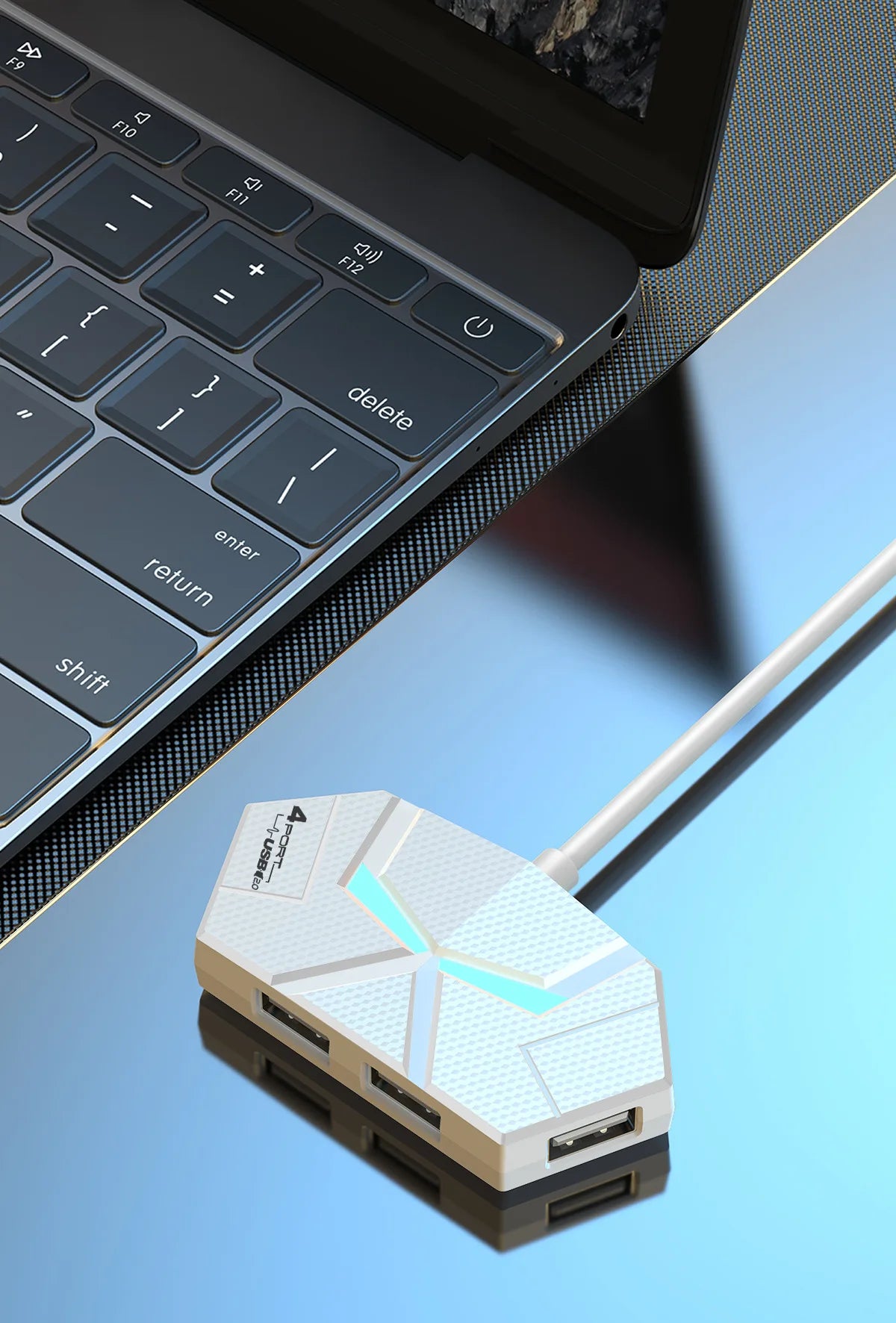 HUB 7-port Compatible USB2.0 Expansion Splitter