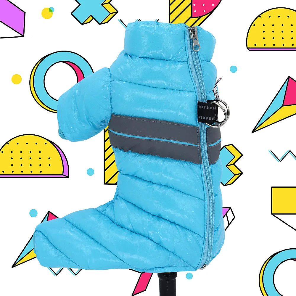 Winter Pet Dog Clothes Super Warm Jacket Thicker Cotton Coat Waterproof