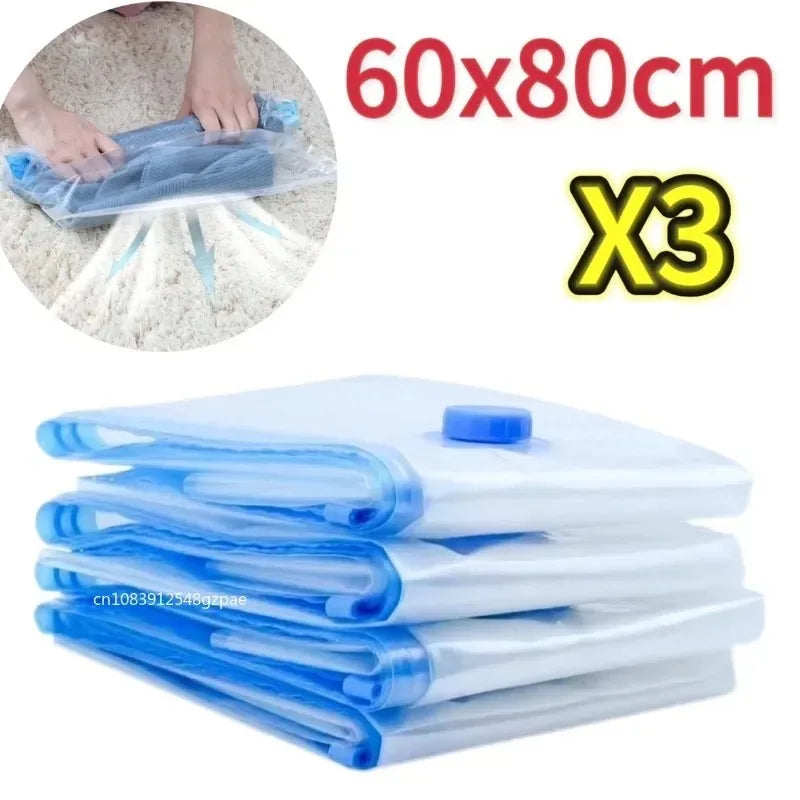 3/5PCS Vacuum Storage Bags for Clothes & Bedding