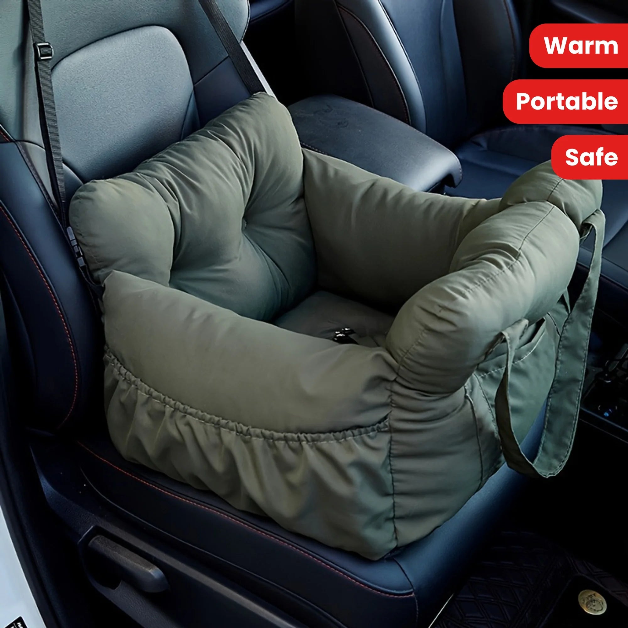 Small Dog Car Seat with Safety Belt