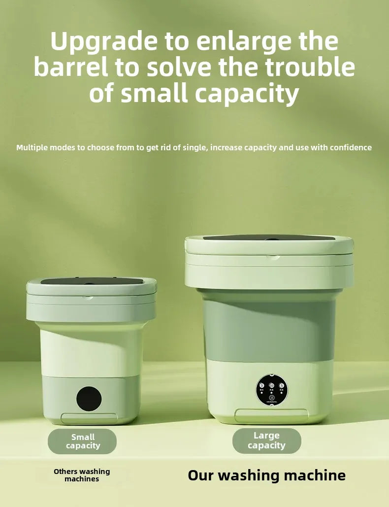 Portable Folding Washing Machine Home Use Integrated