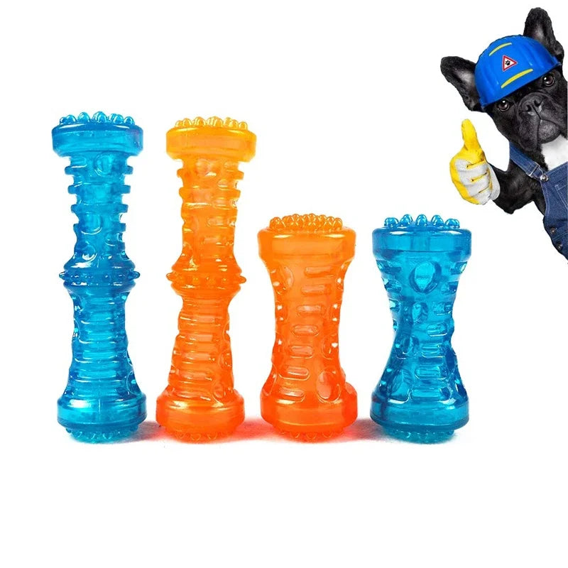 Interactive Dog Teething Toy, Squeaky Chew Toy