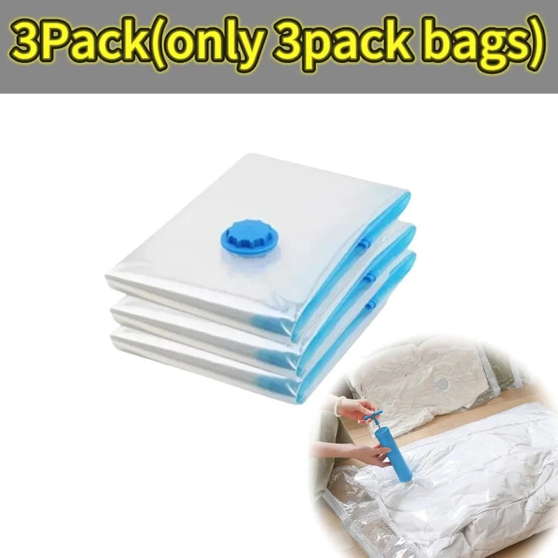 Space Saving Compression Bags for Clothes, Quilts & Bedding (1–10 Pack)