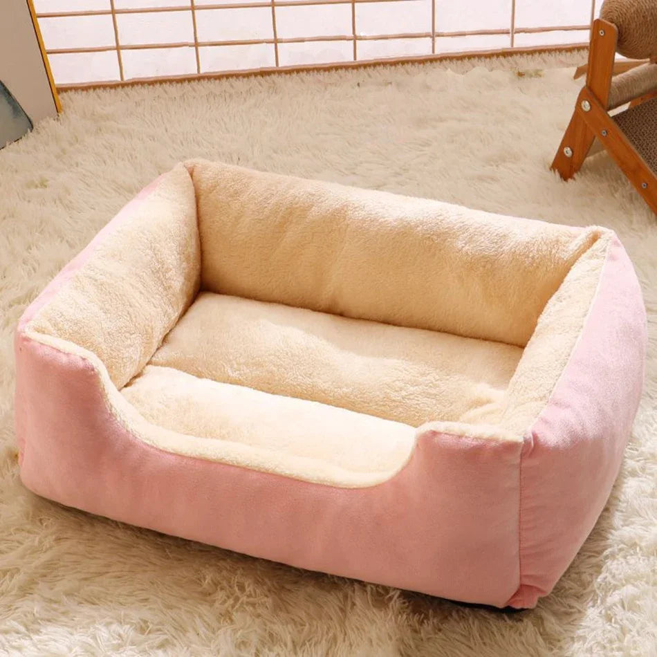 Soft Plush Cat Bed Warm Breathable Sleeping Mat for Indoor Cats