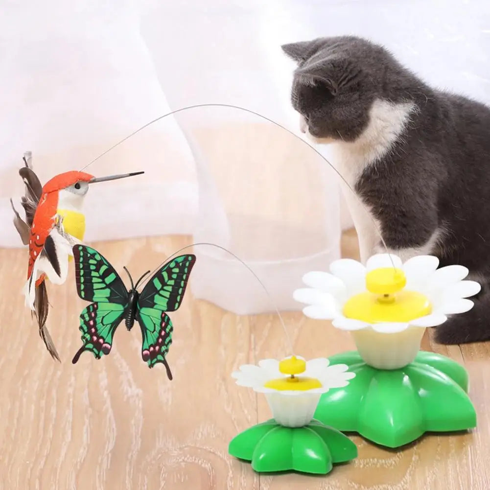 Automatic Rotating Butterfly Cat Toy