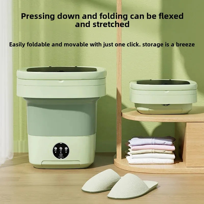 Portable Folding Washing Machine Home Use Integrated
