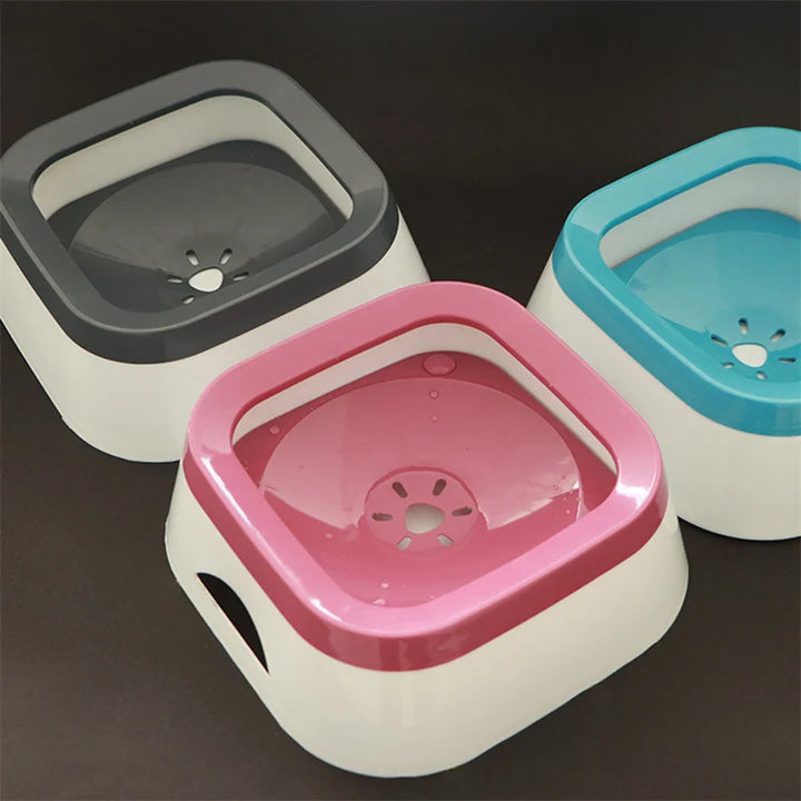 Anti-splash Water Bowl For Dogs 1L Large Capacity Drinker Drinking Bowls Dog