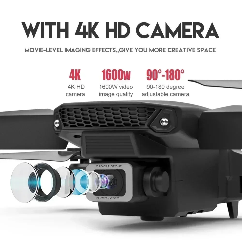 2024 New E88 Pro WIFI FPV Drone Wide Angle HD 4K 1080P Camera