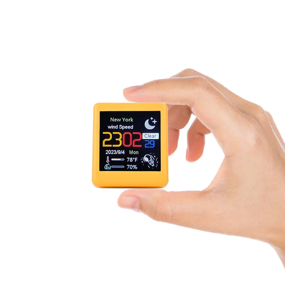 MINI Size Smart WIFI Weather Station Clock