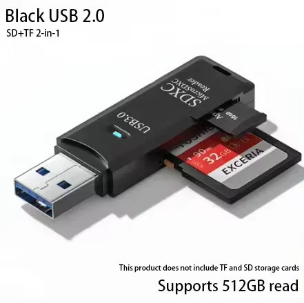 Multi Functional 2-in-1 High-speed USB