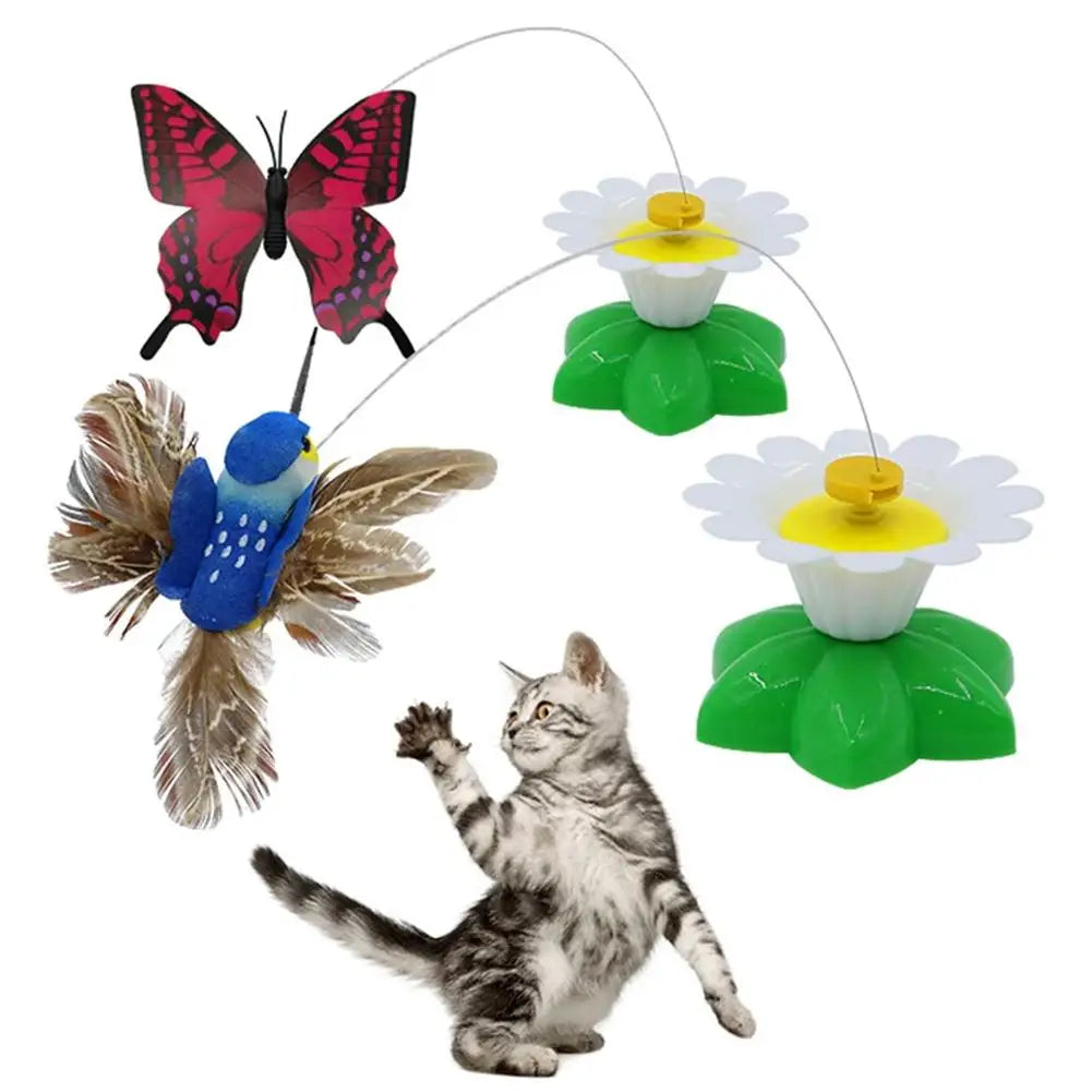 Automatic Rotating Butterfly Cat Toy