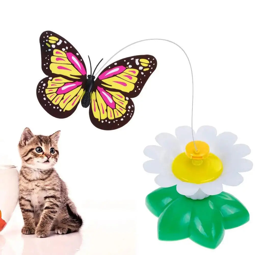 Automatic Rotating Butterfly Cat Toy