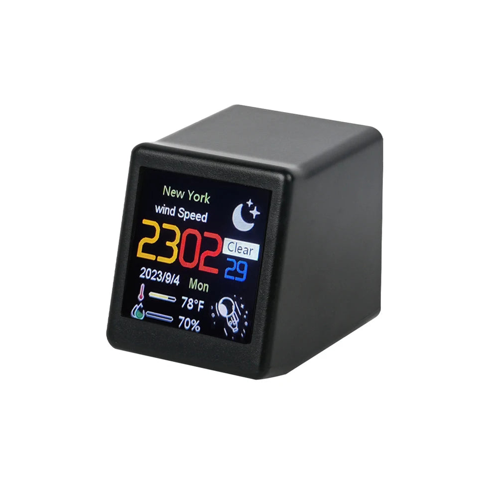 MINI Size Smart WIFI Weather Station Clock