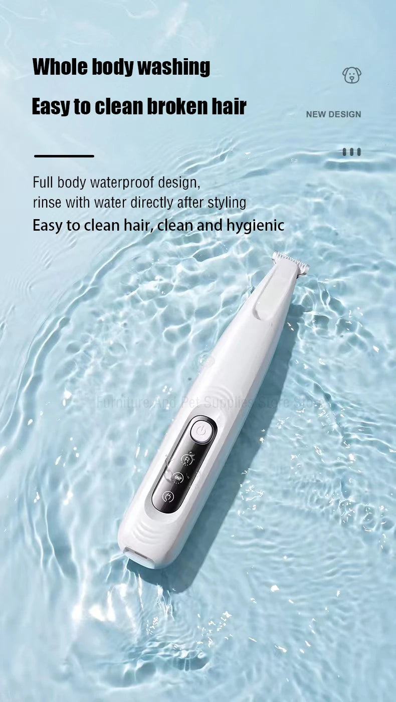 Rechargeable Dog Paw Trimmer with LED Light