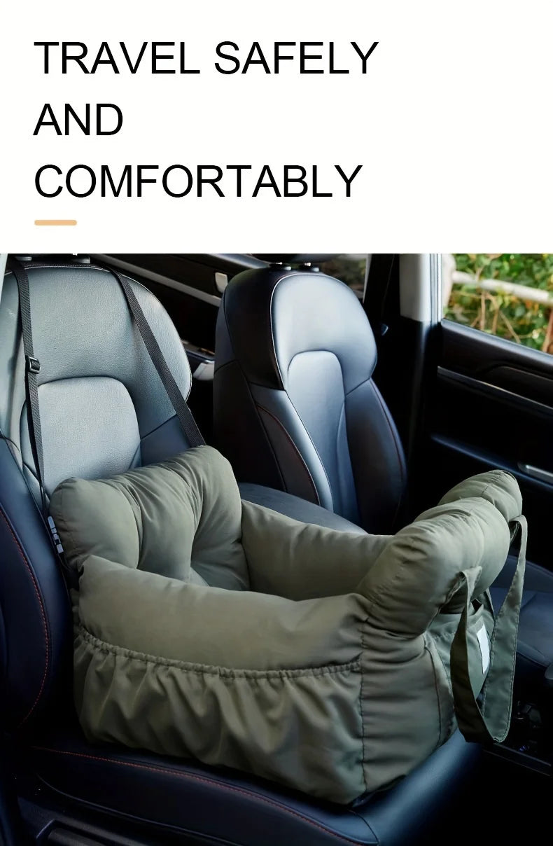 Small Dog Car Seat with Safety Belt