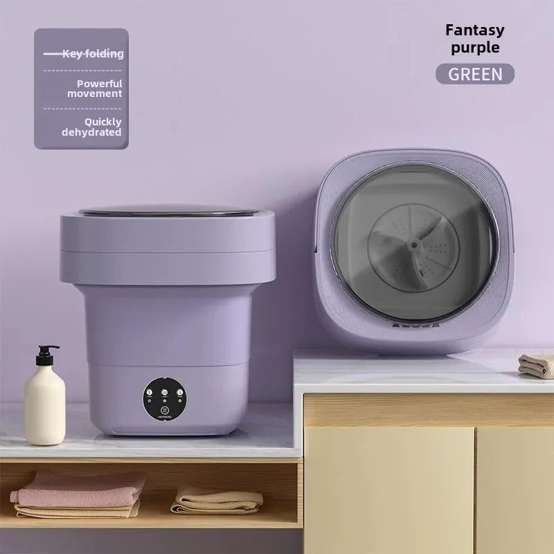 Portable Folding Washing Machine Home Use Integrated
