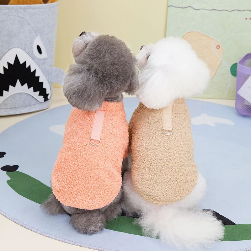 Solid Warm Dog Sweater