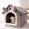 Cozy Indoor Cat House Comfortable Pet Shelter for Cats and Kittens