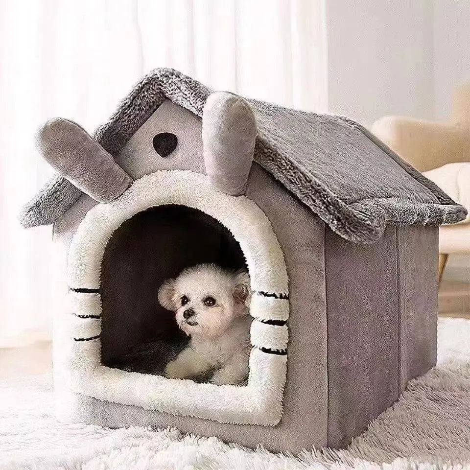 Cozy Indoor Cat House Comfortable Pet Shelter for Cats and Kittens