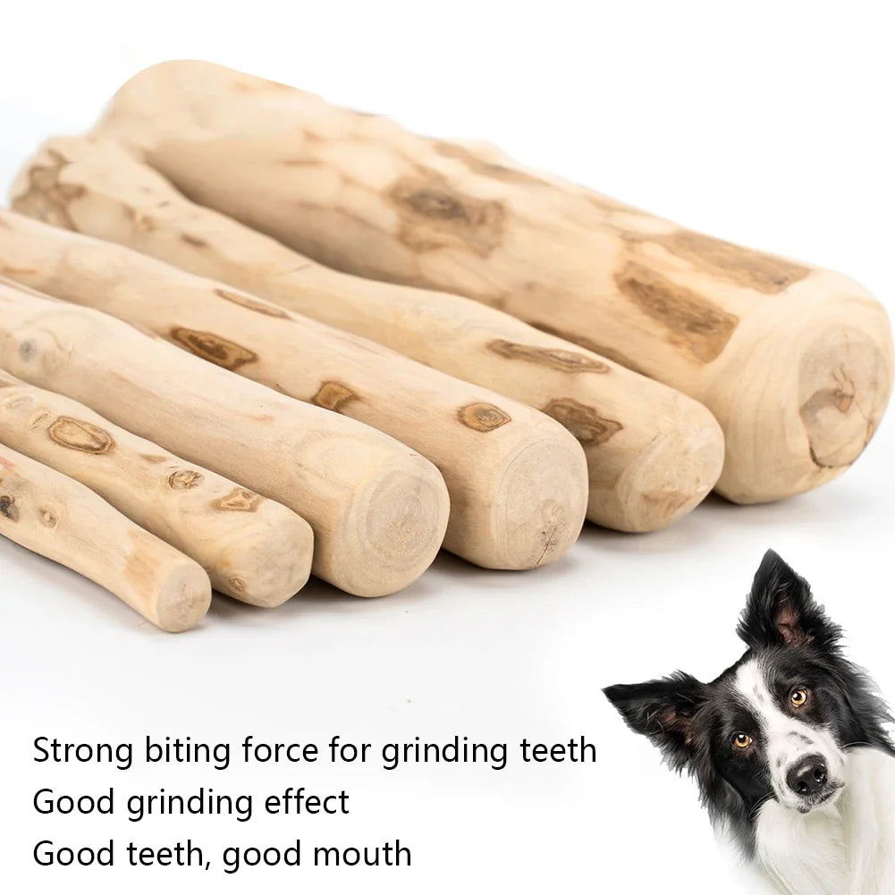 Natural Coffee Wood Cat Chew Toy