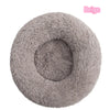 Calming Plush Cat Bed Warm Washable Donut Cushion for Indoor Pets