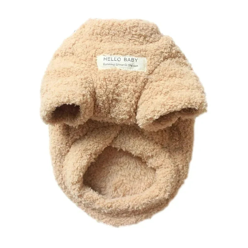 Solid Warm Dog Sweater