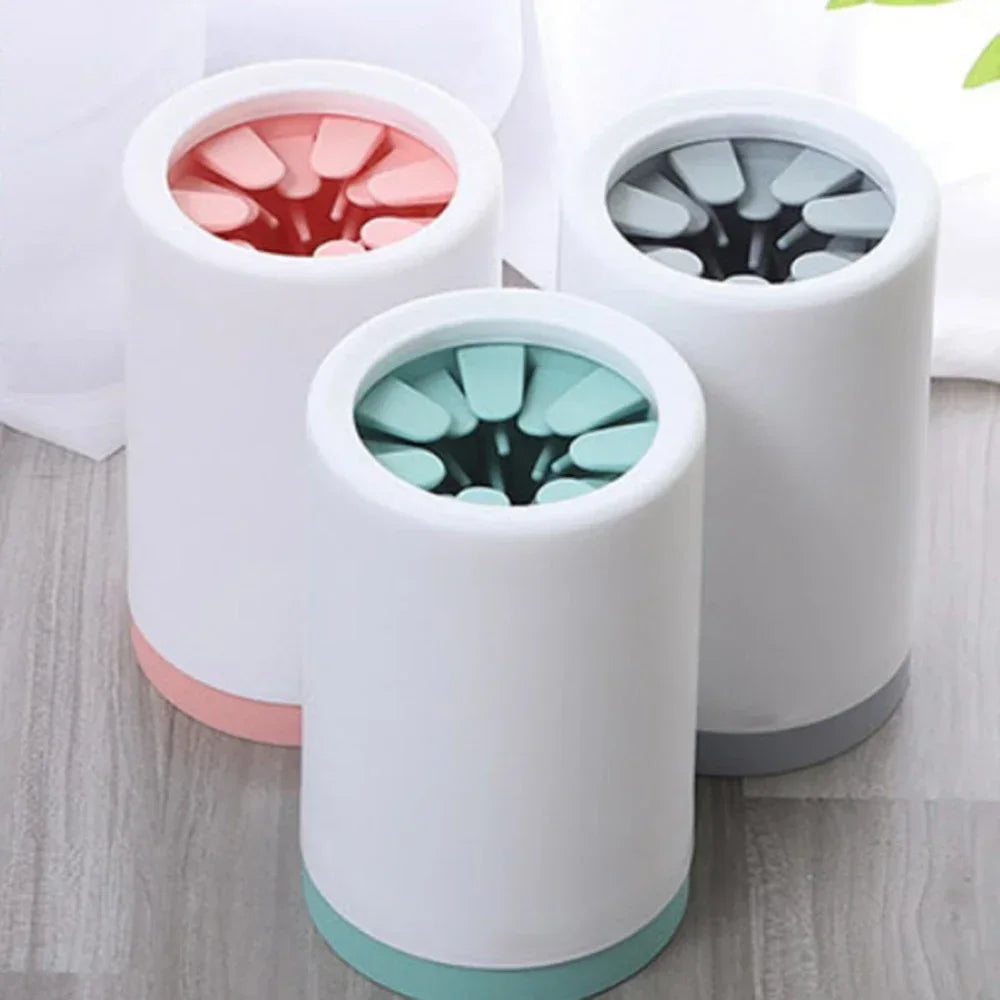 Pet Foot Washer Cup Soft Silicone Foot Cup Cat Foot Cleaning Bucket
