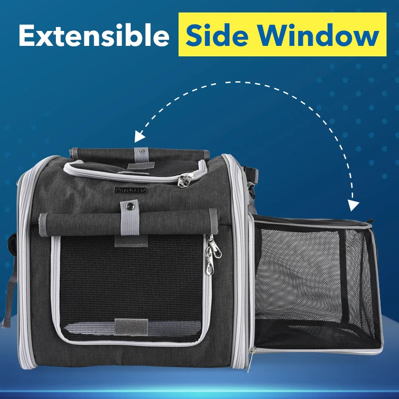 Expandable Dog & Cat Bike Basket Carrier