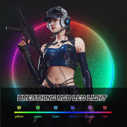 ONIKUMA Professional Gaming Headphone with Mic LED Backlight Wired Headset